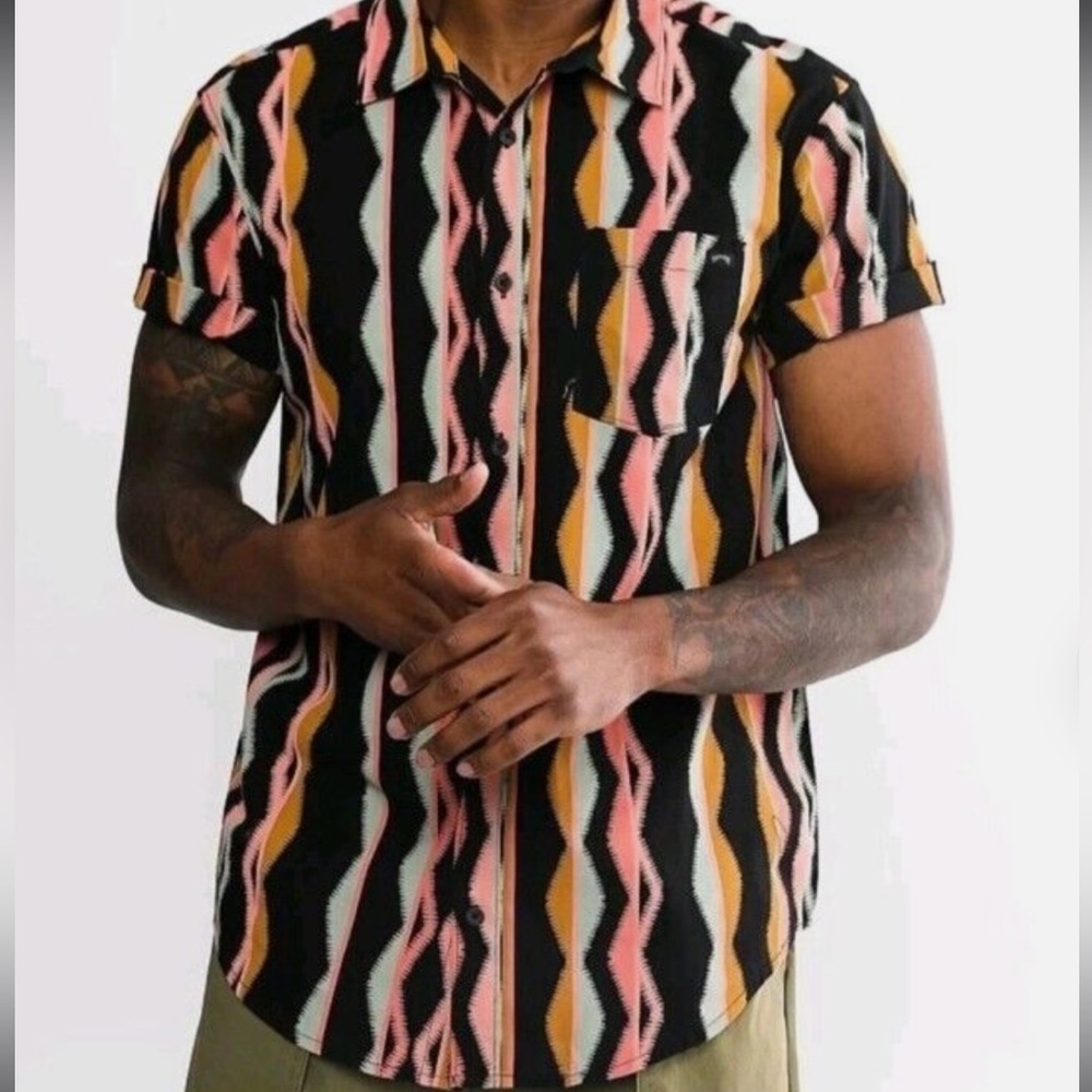 BILLABONG Men's S/S Button Shirt SUNDAYS FLORAL